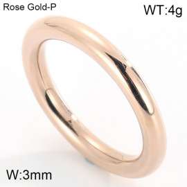 Stainless Steel Rose Gold-plating Ring