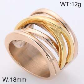 Stainless Steel Gold-plating Ring