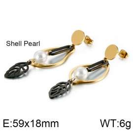 SS Gold-Plating Earring