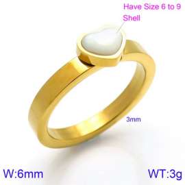 Stainless Steel Gold-plating Ring