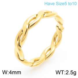 Stainless Steel Gold-plating Ring