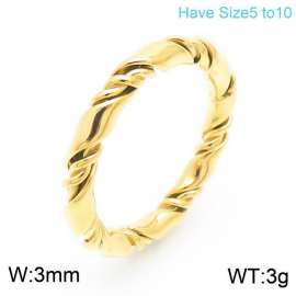 Stainless Steel Gold-plating Ring