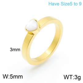 Stainless Steel Gold-plating Ring