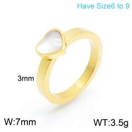 Stainless Steel Gold-plating Ring