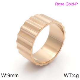 Stainless Steel Rose Gold-plating Ring