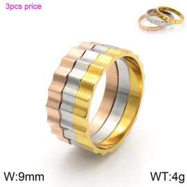 Stainless Steel Rose Gold-plating Ring