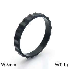 Stainless Steel Black-plating Ring