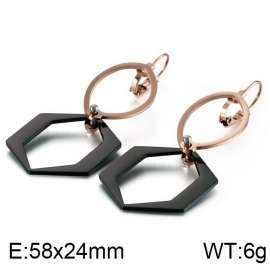 SS Rose Gold-Plating Earring