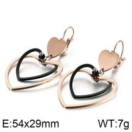 SS Rose Gold-Plating Earring