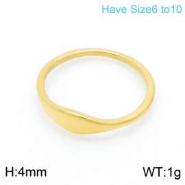 Stainless Steel Gold-plating Ring