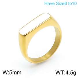 Stainless Steel Gold-plating Ring