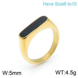 Stainless Steel Gold-plating Ring