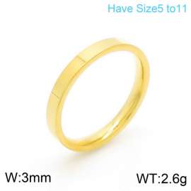 Stainless Steel Gold-plating Ring