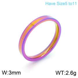 SS Colorful-plating Ring