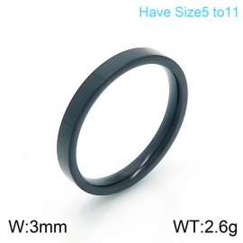 Stainless Steel Black-plating Ring