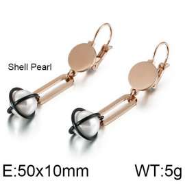 SS Rose Gold-Plating Earring