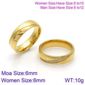 Stainless Steel Lover Ring