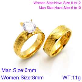 Stainless Steel Lover Ring