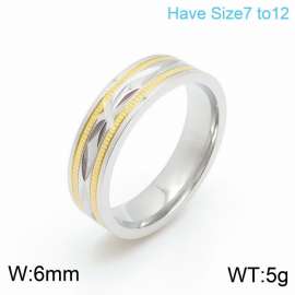 Stainless Steel Gold-plating Ring