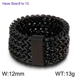 Stainless Steel Black-plating Ring