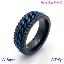 Stainless Steel Black-plating Ring