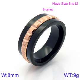 Stainless Steel Black-plating Ring