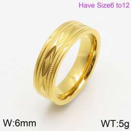 Stainless Steel Gold-plating Ring