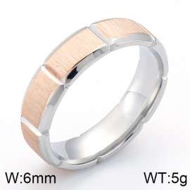 Stainless Steel Rose Gold-plating Ring