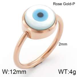 Stainless Steel Rose Gold-plating Ring