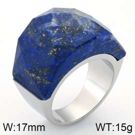 Stainless Steel Stone&Crystal Ring