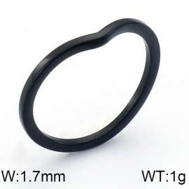 Stainless Steel Black-plating Ring