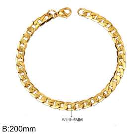 6mm cut pattern figaro chain bracelet for women men stainless steel gold color jewelry