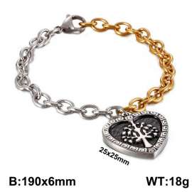 Stainless Steel Gold-plating Bracelet