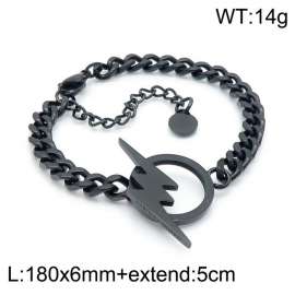 Stainless Steel Black-plating Bracelet