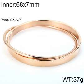 Stainless Steel Rose Gold-plating Bangle