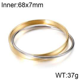 Stainless Steel Gold-plating Bangle