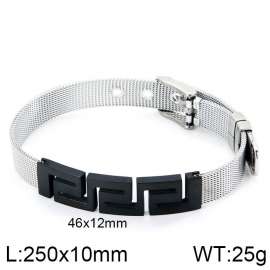 Stainless Steel Black-plating Bracelet