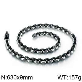 Stainless Steel Black-plating Necklace