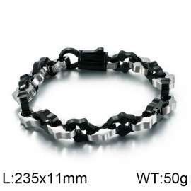 Stainless Steel Black-plating Bracelet