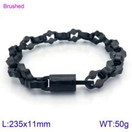 Stainless Steel Black-plating Bracelet