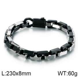 Stainless Steel Black-plating Bracelet