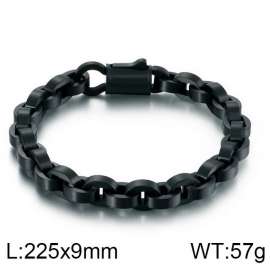 Stainless Steel Black-plating Bracelet