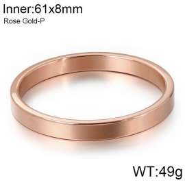 Stainless Steel Rose Gold-plating Bangle