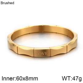 Stainless Steel Gold-plating Bangle