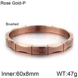 Stainless Steel Rose Gold-plating Bangle