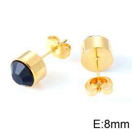 Stainless Steel Gold-Plating Earring