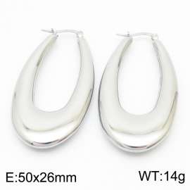 Women Stainless Steel Water Drop Shape Earrings