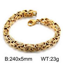 Stainless Steel Gold-plating Bracelet