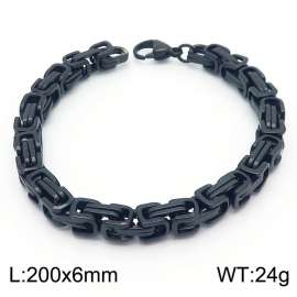 Stainless Steel Black-plating Bracelet