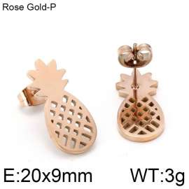 SS Rose Gold-Plating Earring